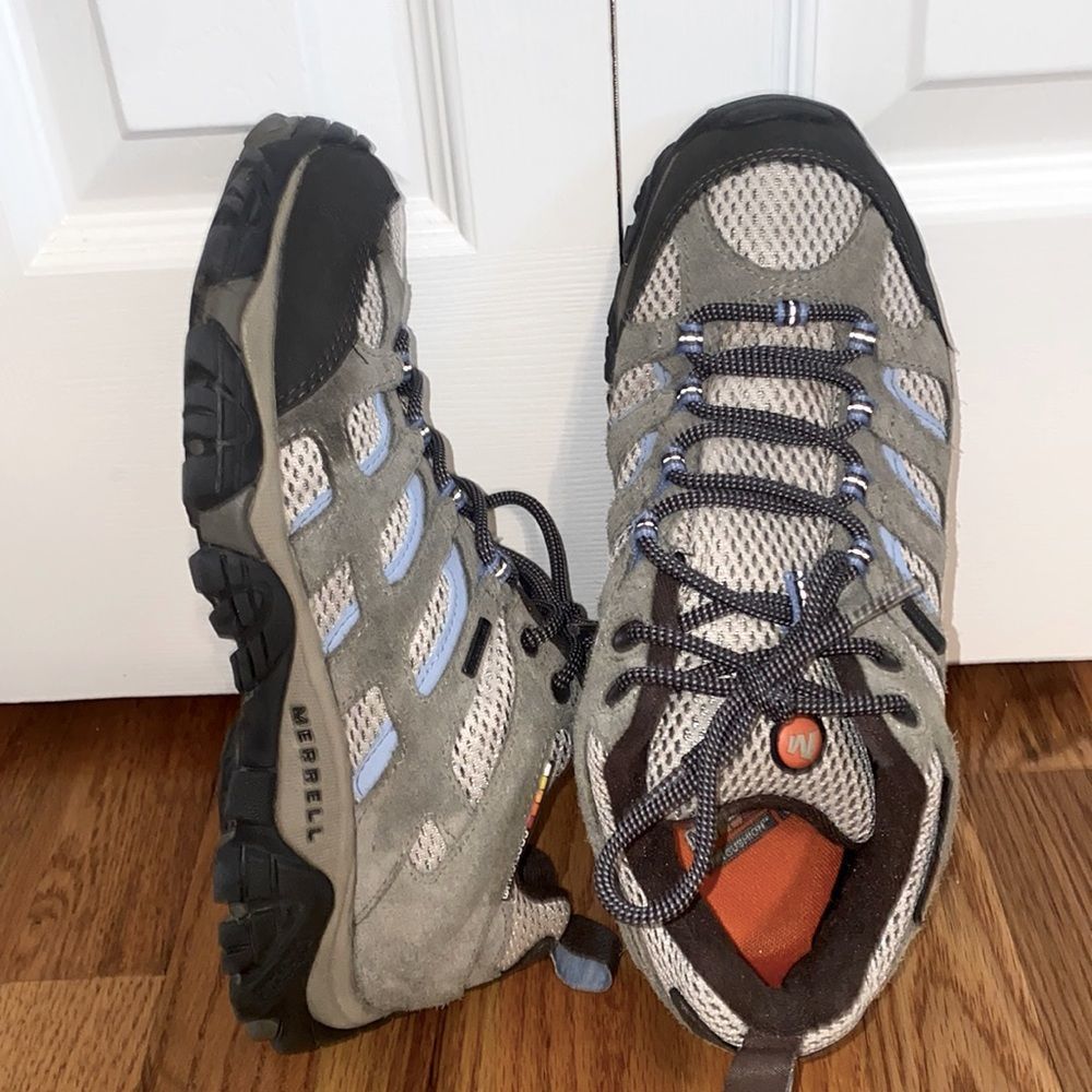 Merrell Moab Waterproof Hiking Shoe Boot, Dusty Olive, size 9.5 women’s -EUC - Picture 2 of 9